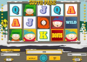 Bonusspel i South Park slot